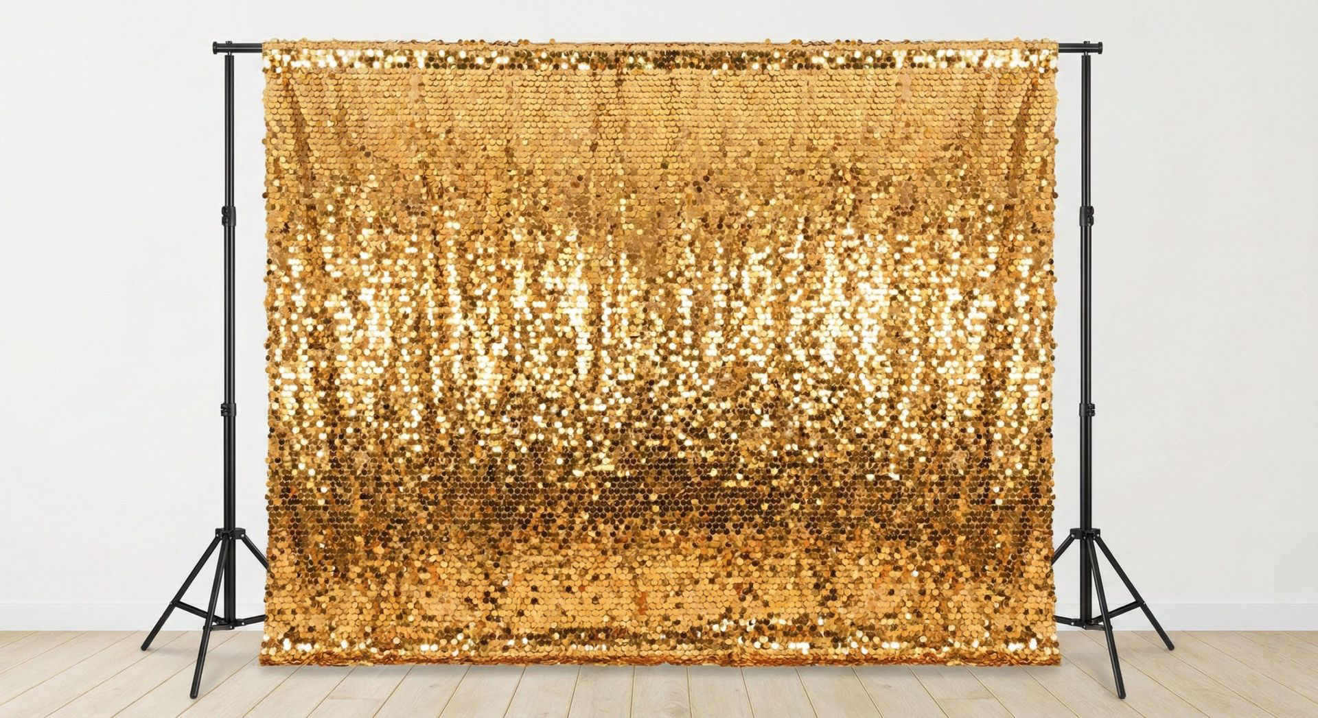 Gold Glam Sequin Backdrop